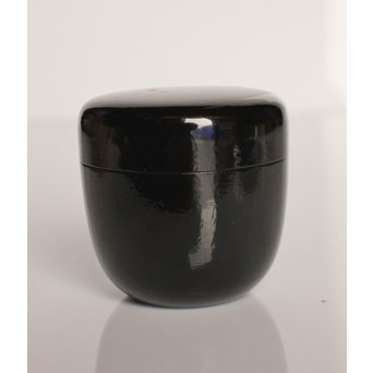 即中斎書付　飛来一閑作　黒中棗　K367 