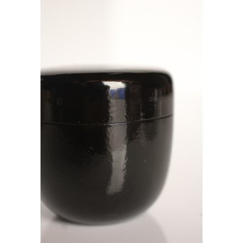 即中斎書付　飛来一閑作　黒中棗　K367 