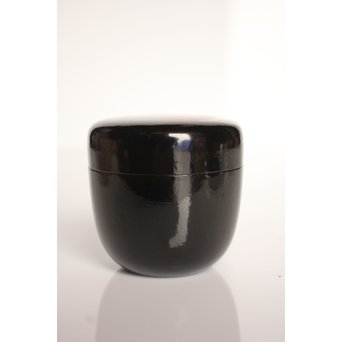 即中斎書付　飛来一閑作　黒中棗　K367 