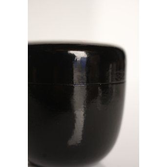 即中斎書付　飛来一閑作　黒中棗　K367 