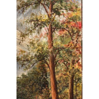 明治刺繍画 壁掛タペストリー　S2847 