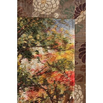 明治刺繍画 壁掛タペストリー　S2847 