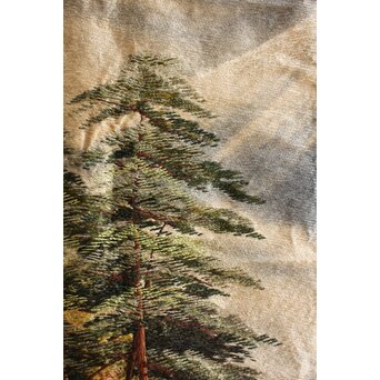 明治刺繍画 壁掛タペストリー　S2847 