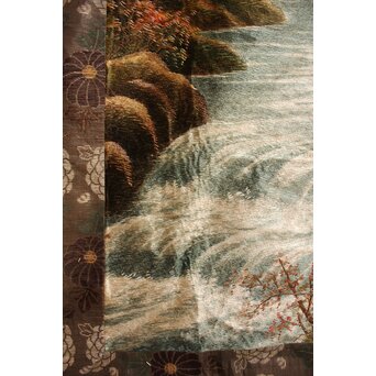 明治刺繍画 壁掛タペストリー　S2847 