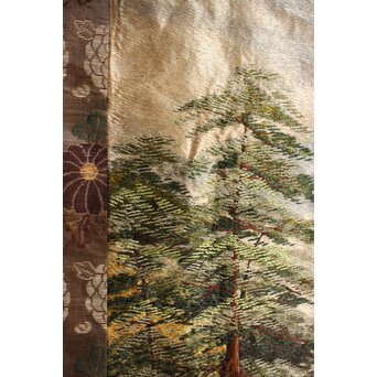 明治刺繍画 壁掛タペストリー　S2847 