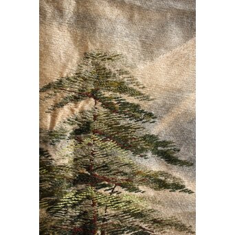 明治刺繍画 壁掛タペストリー　S2847 