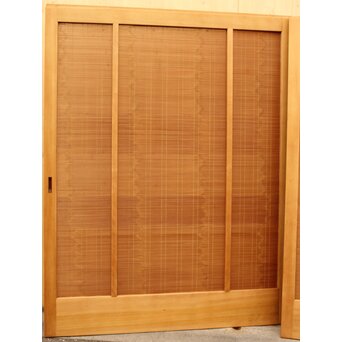 幅広 竹ひごの夏戸/簀戸 2枚1組　F179YD 