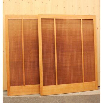 幅広 竹ひごの夏戸/簀戸 2枚1組　F179YD B面　両面使いです