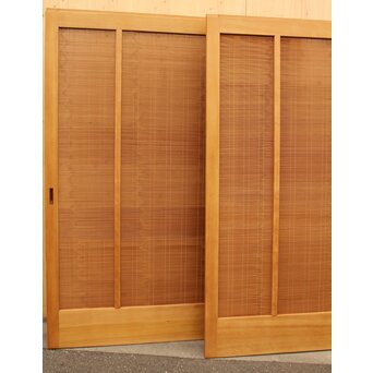 幅広 竹ひごの夏戸/簀戸 2枚1組　F179YD 