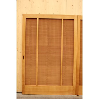 大型竹ひごの夏戸/簀戸　2枚1組　F180 