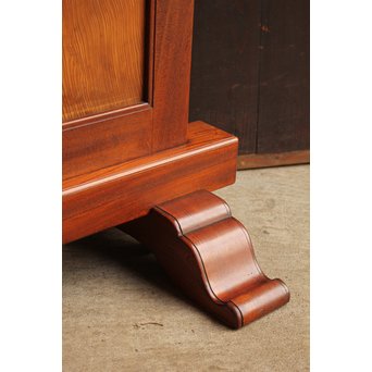 上質欅枠の一枚板板絵衝立　J2390 