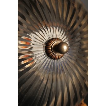 大書院仕様の大型切子シャンデリア照明　A1633 