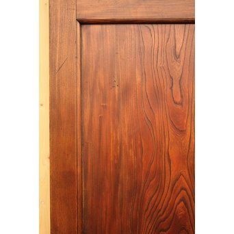 極太框欅一枚板蔵戸　W511 