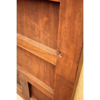 極太框欅一枚板蔵戸　W511 