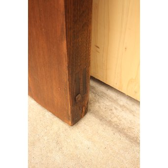 極太框欅一枚板蔵戸　W511 