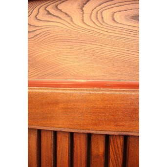 天地腰板総欅格子蔵戸　W515 