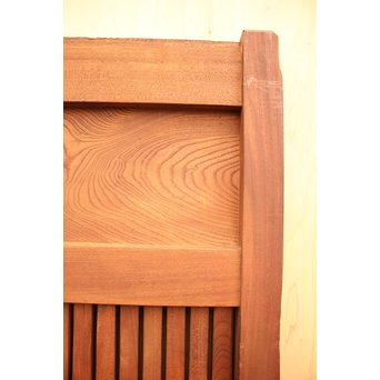 天地腰板総欅格子蔵戸　W515 