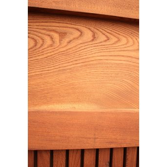 天地腰板総欅格子蔵戸　W515 