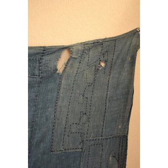 藍染　継接ぎの掛物/タペストリー　J2394 