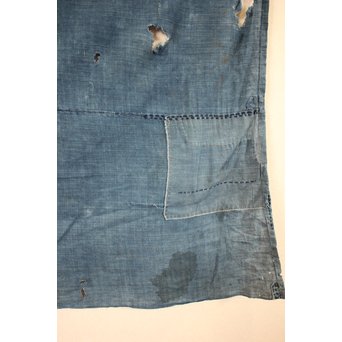 藍染　継接ぎの掛物/タペストリー　J2394 