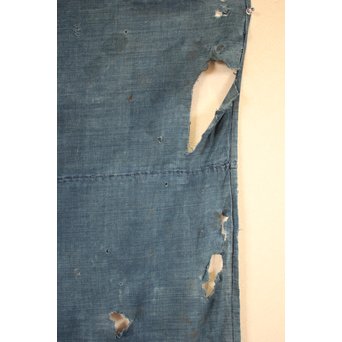 藍染　継接ぎの掛物/タペストリー　J2394 