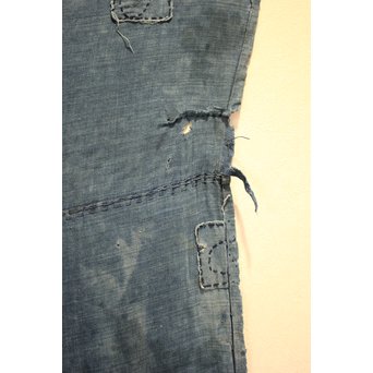 藍染　継接ぎの掛物/タペストリー　J2394 