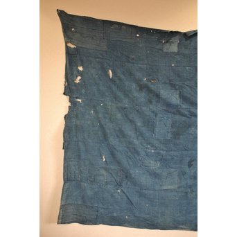 藍染　継接ぎの掛物/タペストリー　J2394 