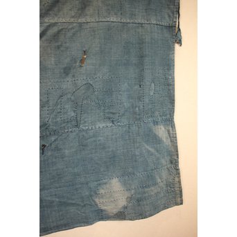 藍染　継接ぎの掛物/タペストリー　J2394 