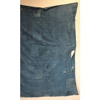 藍染　継接ぎの掛物/タペストリー　J2394 