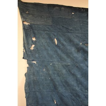 藍染　継接ぎの掛物/タペストリー　J2394 