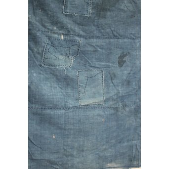 藍染　継接ぎの掛物/タペストリー　J2394 