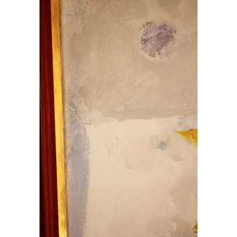 島村達彦　油絵8号「マロニエの葉」　S2875 