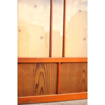 緑の色ガラスの建具　2枚1組　GD1006 