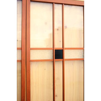 緑の色ガラスの建具　2枚1組　GD1006 