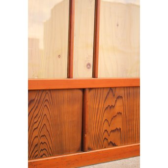 緑の色ガラスの建具　2枚1組　GD1006 