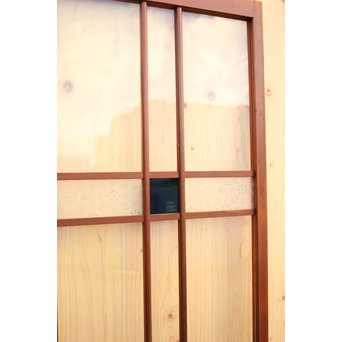 緑の色ガラスの建具　2枚1組　GD1006 