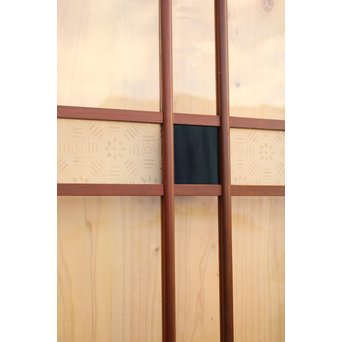 緑の色ガラスの建具　2枚1組　GD1006 