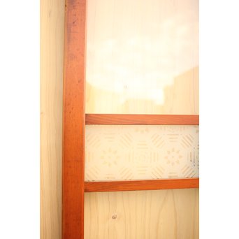 緑の色ガラスの建具　2枚1組　GD1006 