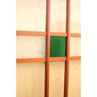 緑の色ガラスの建具　2枚1組　GD1006 