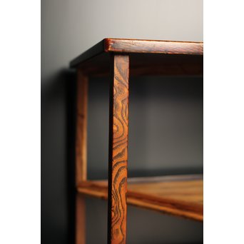 指物上質材の茶棚/飾棚　K398 