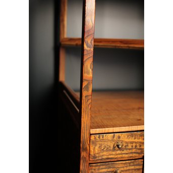 指物上質材の茶棚/飾棚　K398 