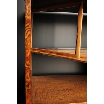 指物上質材の茶棚/飾棚　K398 