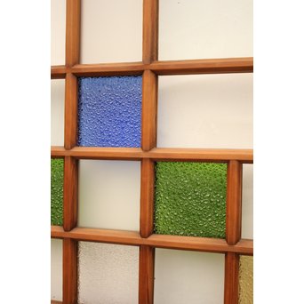 青系色ガラス戸　2枚1組　GD1010Y 