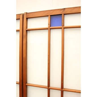 青系色ガラス戸　2枚1組　GD1010Y 