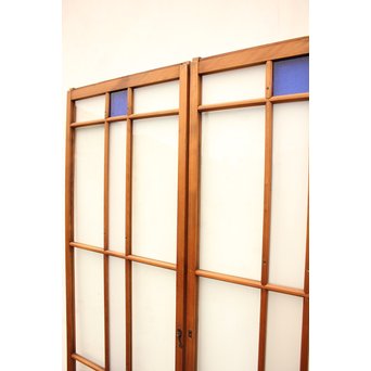 青系色ガラス戸　2枚1組　GD1010Y 