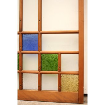 青系色ガラス戸　2枚1組　GD1010Y 