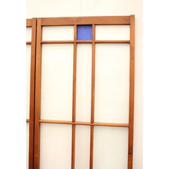 青系色ガラス戸　2枚1組　GD1010Y 