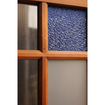 青系色ガラス戸　2枚1組　GD1010Y 