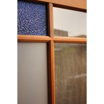 青系色ガラス戸　2枚1組　GD1010Y 