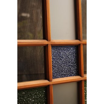 青系色ガラス戸　2枚1組　GD1010Y 